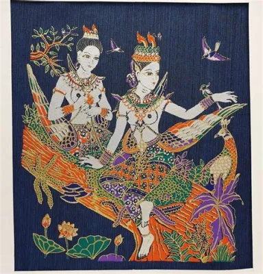  Creative Canvas: Explorations into Thai Silk Painting - A Journey Through Colors and Culture